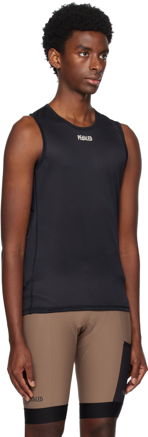 PEdALED Black Essential Tank Top