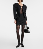 Wolford Sweet Dots polka-dot sheer catsuit