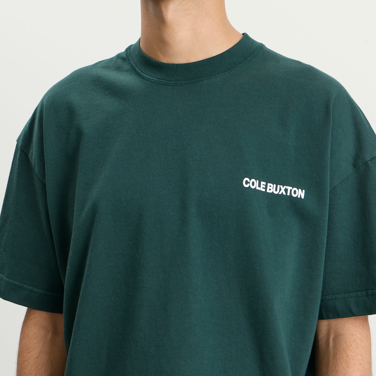 Cole Buxton Men's CB Sportswear T-Shirt in Forest Green