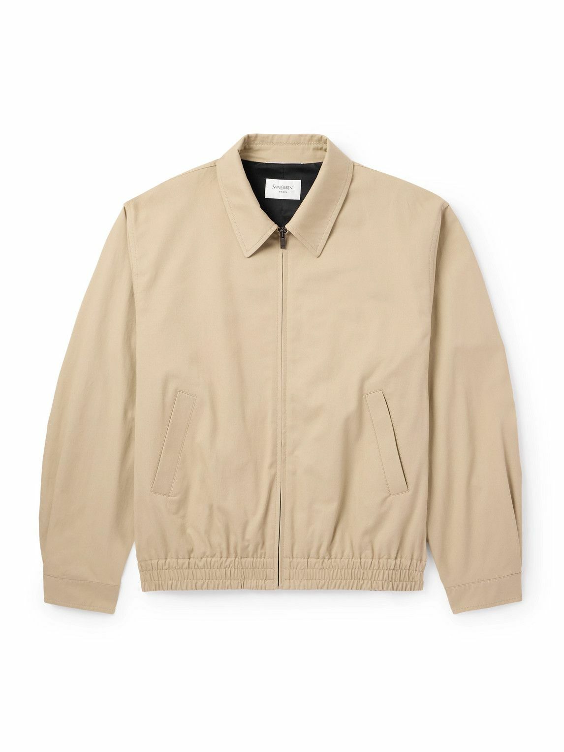 ジャケット Saint Laurent Canvas jacket Saint Laurent Corduroy-trimmed cotton canvas jacket Saint
