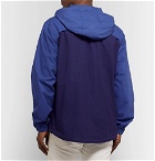 J.Crew - Colour-Block Cotton and Nylon-Blend Hooded Jacket - Blue