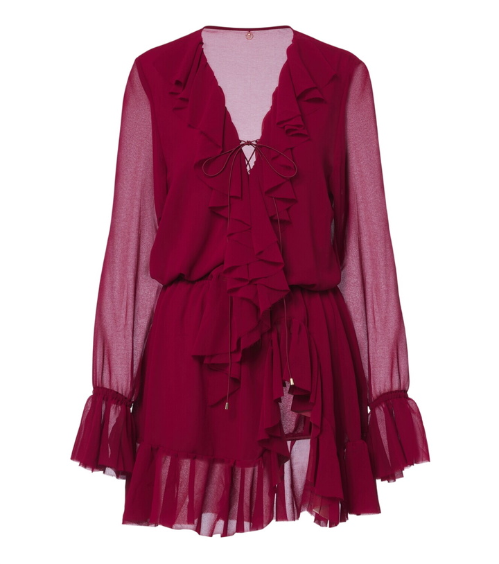 Photo: Bananhot Bellen ruffled minidress