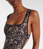 The Attico Leopard-print swimsuit