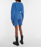 Les Tien - Snap Front cotton shorts