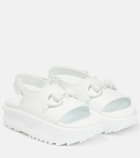 Gucci Horsebit rubber platform sandals