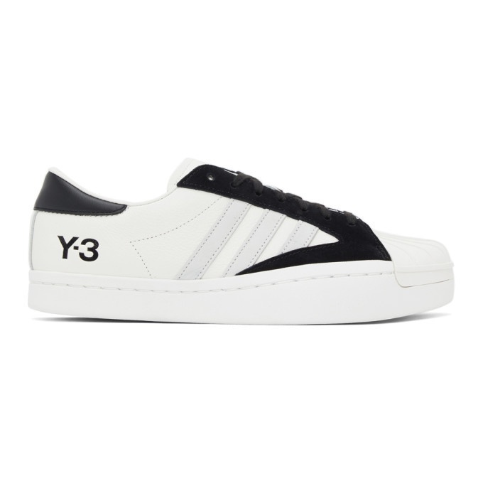 Photo: Y-3 White and Black Yohji Star Sneakers