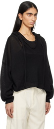 Y's Black Skipper Hoodie