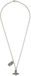 Vivienne Westwood Silver Valerio Pendant Necklace