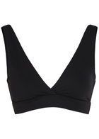 Tala Dayflex V-neck Stretch-jersey Sports bra Black