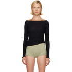 Baserange SSENSE Exclusive Black Cinder Long Sleeve Top