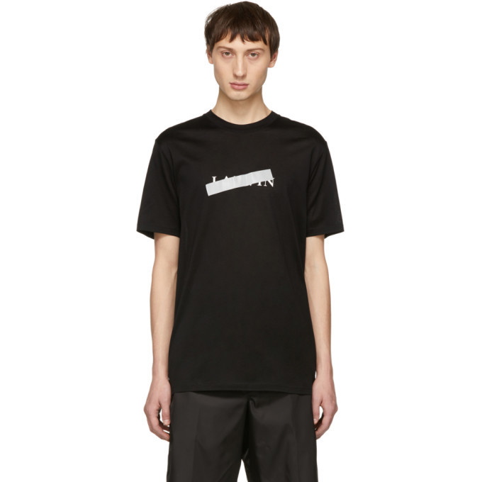 Photo: Lanvin Black Anti-Logo T-Shirt