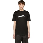 Lanvin Black Anti-Logo T-Shirt