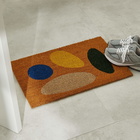 The Conran Shop Coir Circles Doormat in Multi