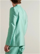 TOM FORD - Slim-Fit Satin-Twill Suit Jacket - Green