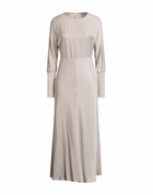 Peserico Womens Midi dress Taupe