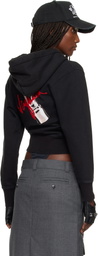 VAQUERA Black Twisted Hoodie