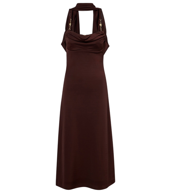 Photo: Rebecca Vallance Isla scarf-detail midi dress