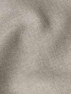 Brioni - Linen-Blend Bomber Jacket - Gray