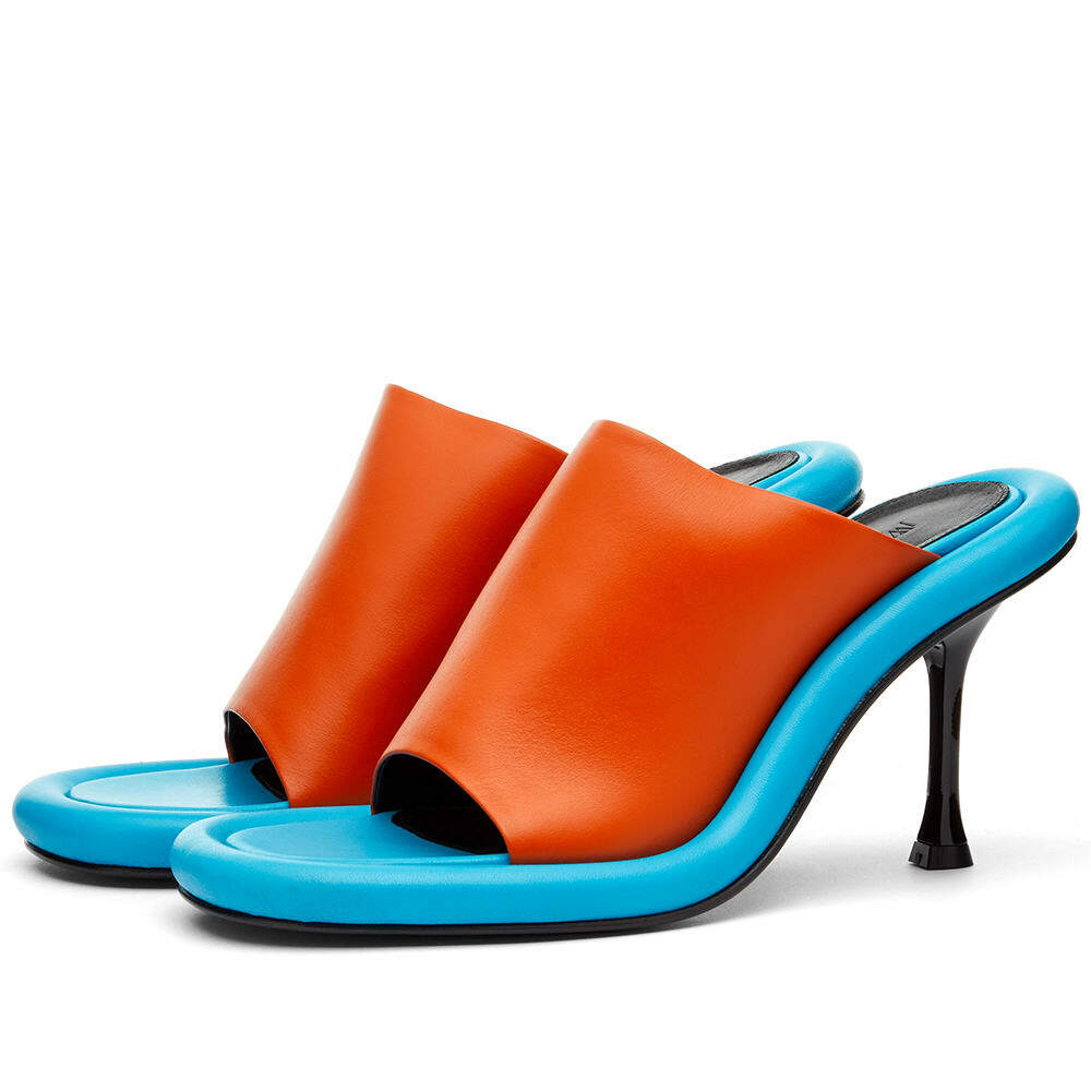 サンダル・ミュール J W ANDERSON 'Bumber crystal' mules JW Anderson Women's Bumper Heeled Crystal Mule in Black JW