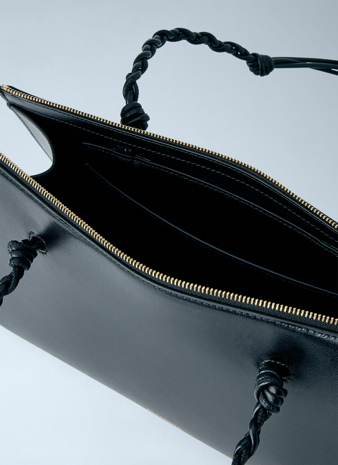 Jil Sander Tangle Tent Leather Shoulder Bag