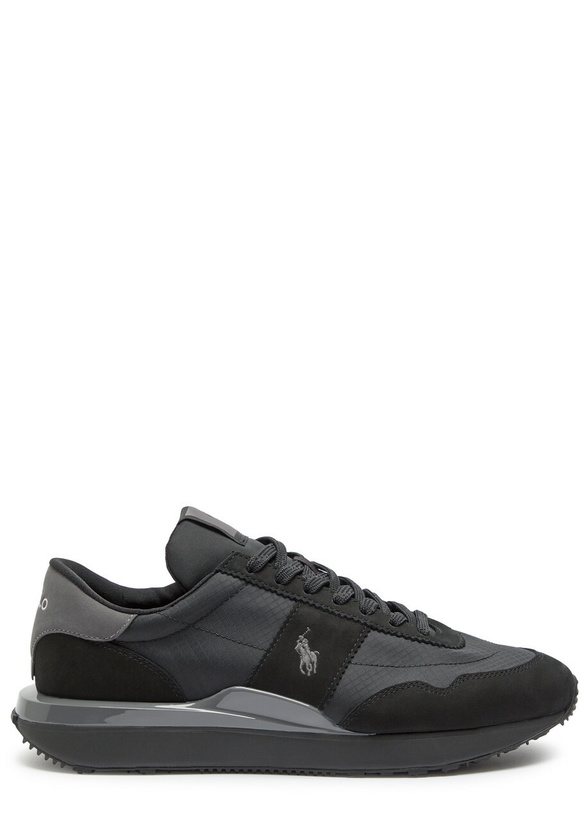 Photo: Polo Ralph Lauren Train 89 Panelled Mesh Sneakers Black