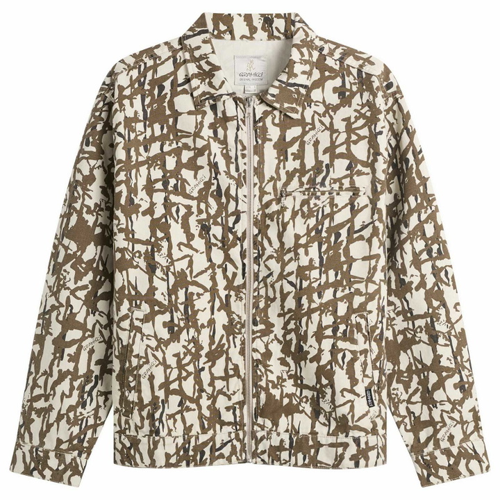 Photo: Gramicci Men's Taos Canvas Jacket in Grey Reed