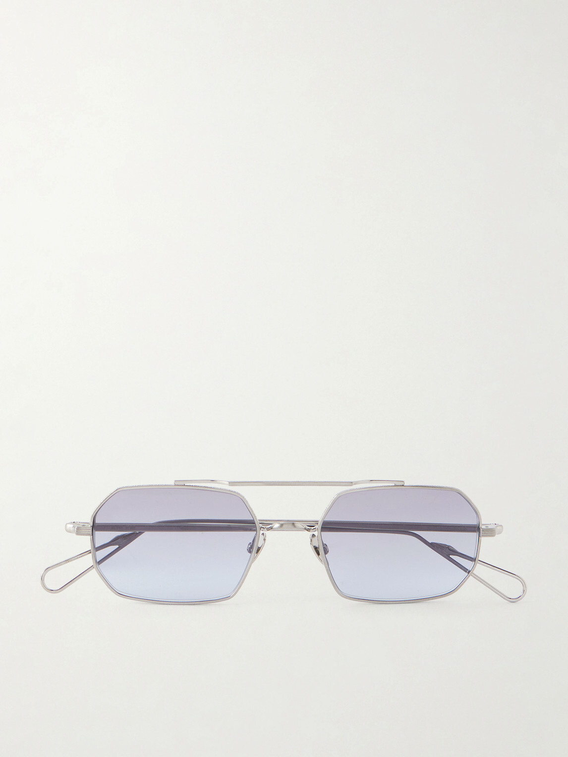 AHLEM - Clovis Aviator-Style Silver-Tone Sunglasses