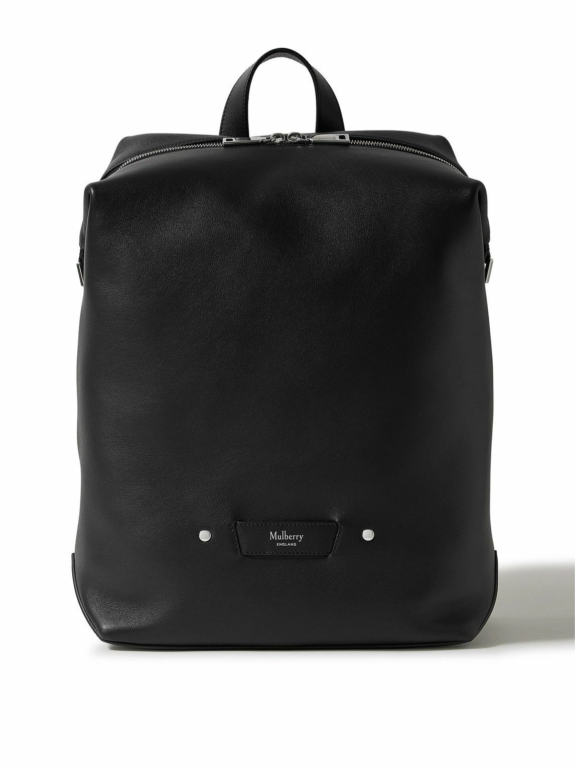 Mulberry - Rye Full-Grain Leather Backpack