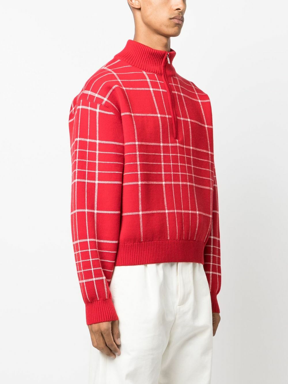 Jacquemus Red La Maille Carro Sweater Jacquemus