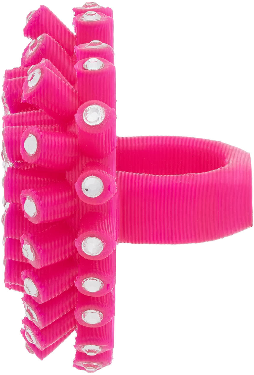 Roussey SSENSE Exclusive Pink 3D-Printed Crush Ring