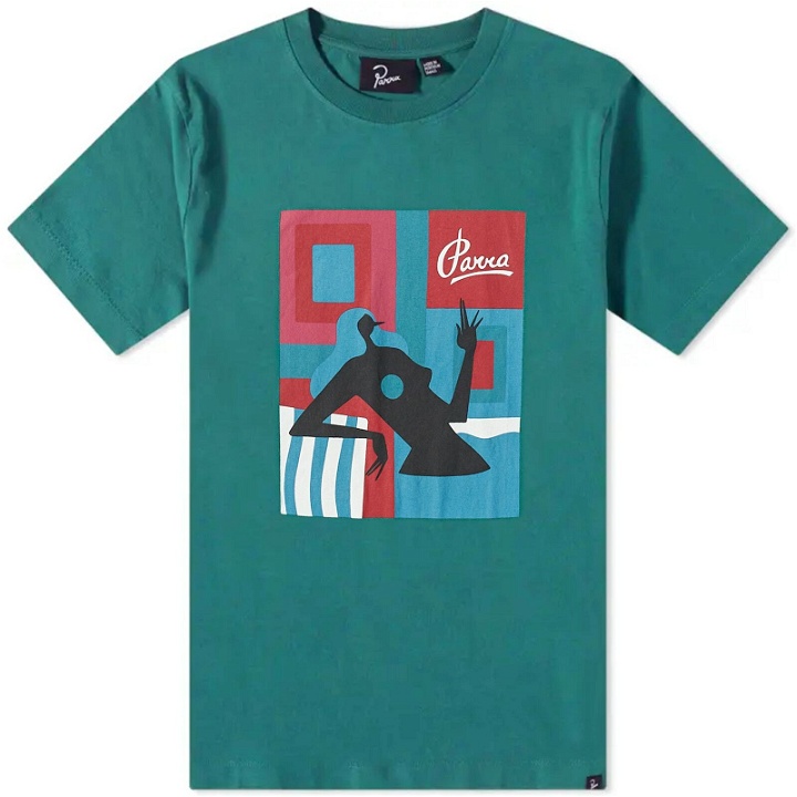 Photo: By Parra Men's Hot Springs T-Shirt in Pine Green