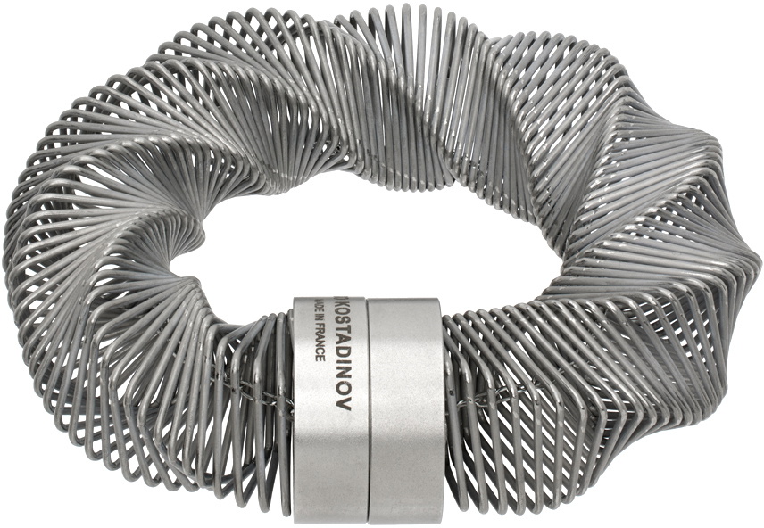 Kiko Kostadinov Gunmetal Large Geo Bracelet