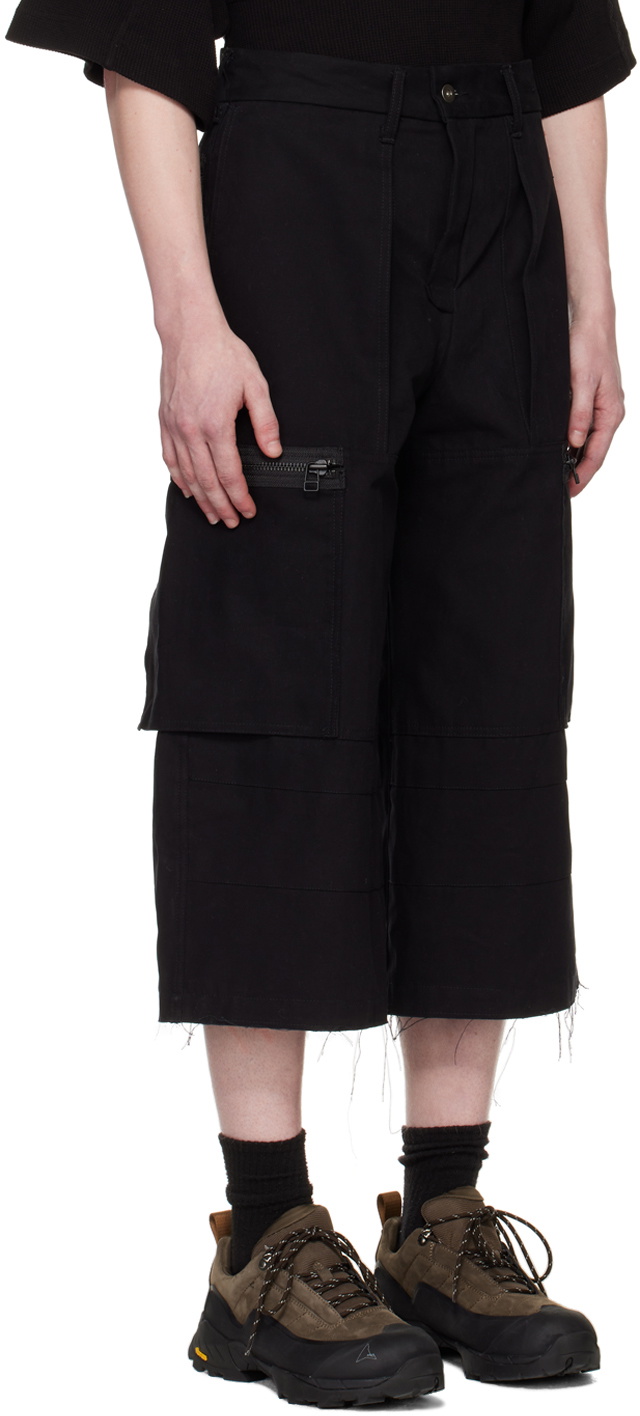 BRYAN JIMENÈZ Black Uniform Cargo Pants