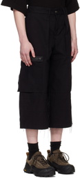 BRYAN JIMENÈZ Black Uniform Cargo Pants
