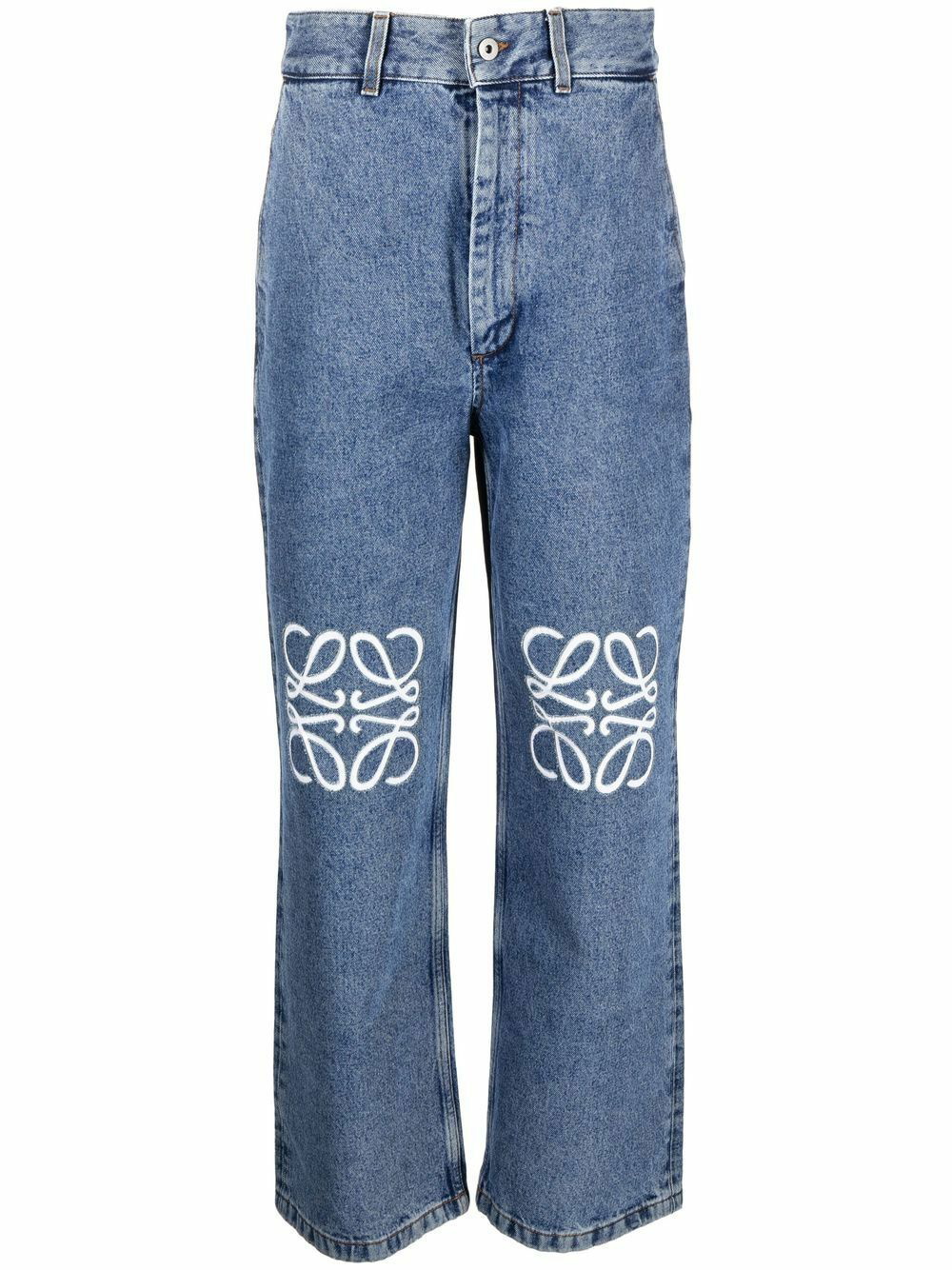 LOEWE - Anagram Baggy Denim Jeans Loewe