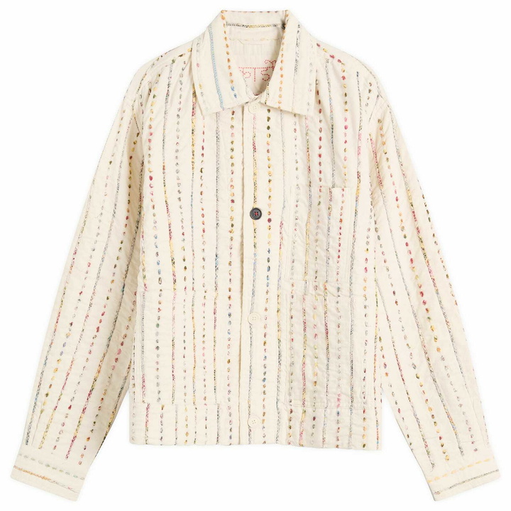 Photo: Kardo Men's Bodhi Embroidered Jacket in Neutral
