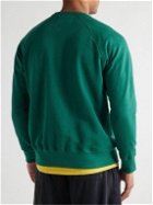 Bather - Cotton-Jersey Sweatshirt - Green
