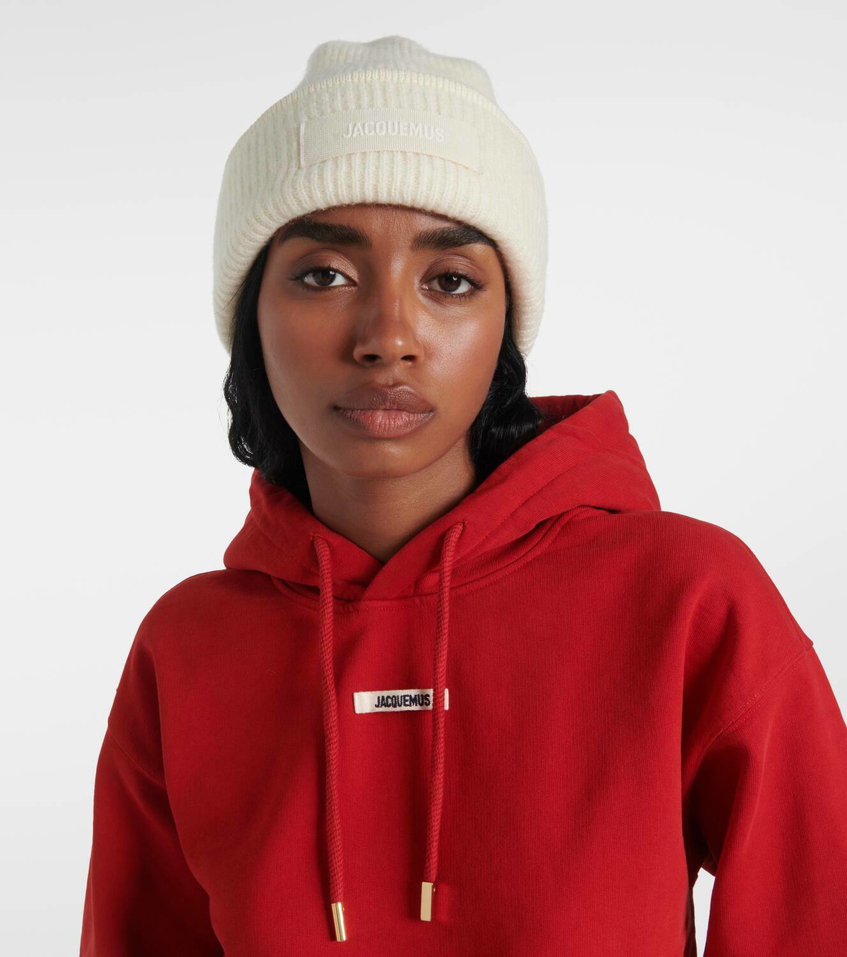 【JACQUEMUS】 Le Bonnet alpaca and wool-blend beanie Jacquemus Le Bonnet alpaca and wool-blend beanie Jacquemus