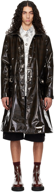 Photo: Chopova Lowena Black Squelchy Raincoat