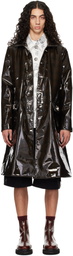 Chopova Lowena Black Squelchy Raincoat