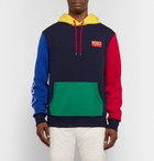 Polo Ralph Lauren - Hi-Tech Logo-Appliquéd Colour-Block Jersey Hoodie - Men - Storm blue