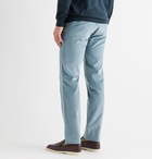 Anderson & Sheppard - Slim-Fit Cotton-Corduroy Trousers - Blue