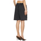 Off-White Black Bookish Big Pkt Cargo Sweat Shorts