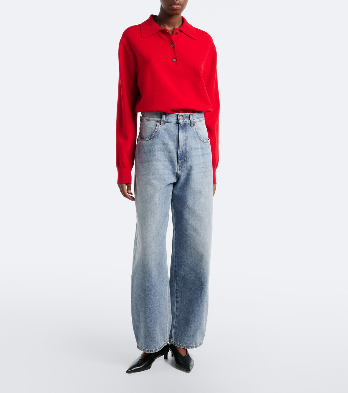 Róhe Barrel-leg jeans