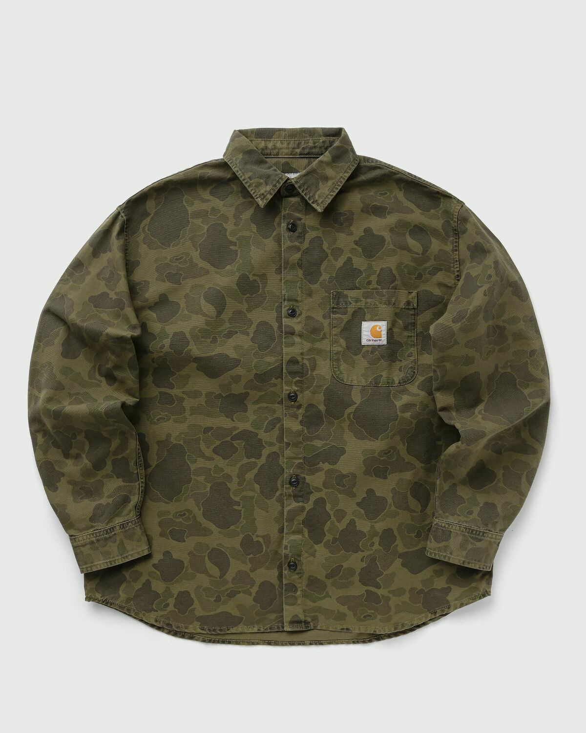 Carhartt Wip L/S Duck Shirt Green Overshirts Carhartt WIP
