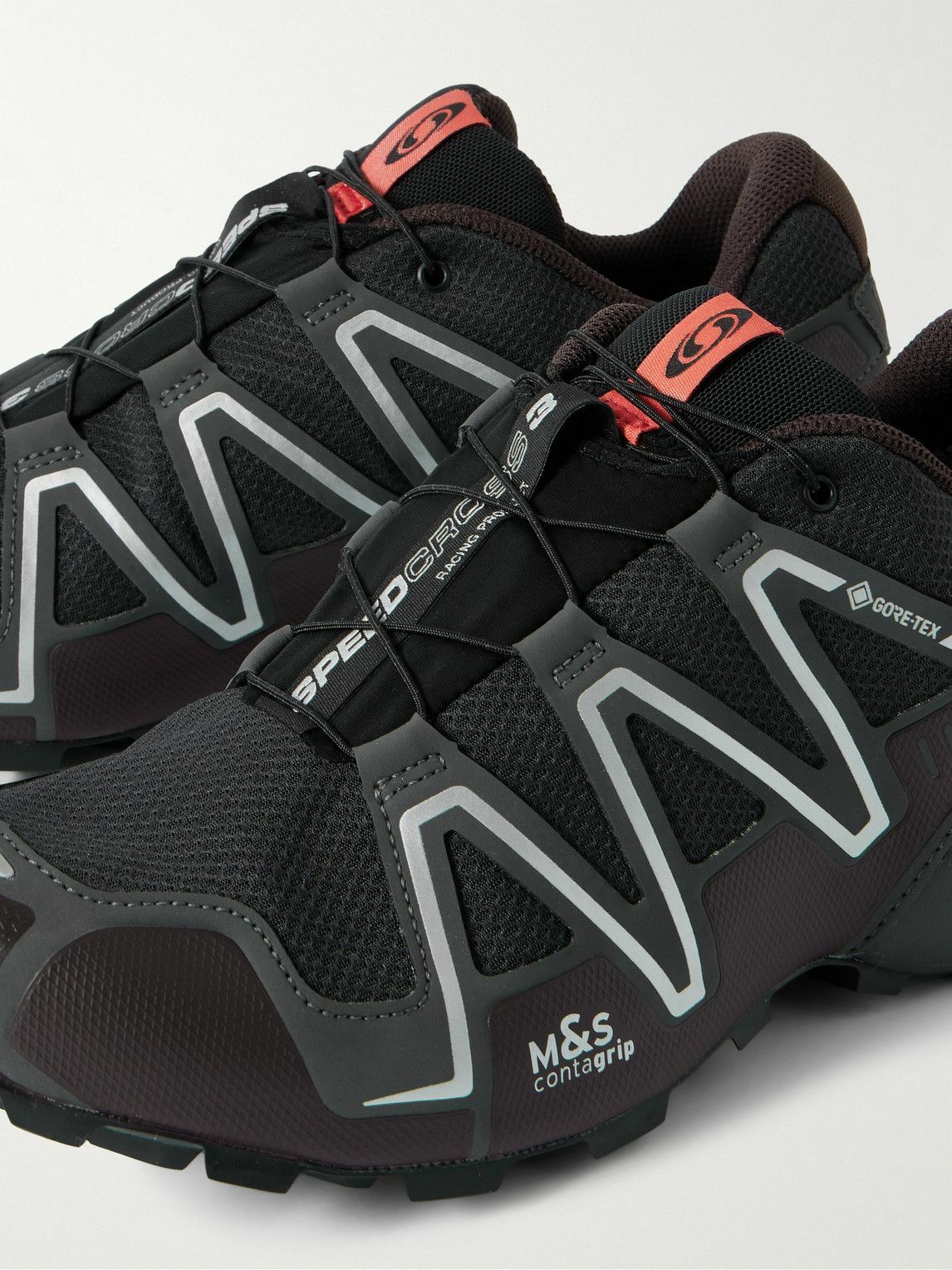 Salomon - Speedcross 3 GTX Rubber-Trimmed GORE-TEX Mesh Sneakers - Black