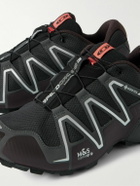 Salomon - Speedcross 3 GTX Rubber-Trimmed GORE-TEX Mesh Sneakers - Black