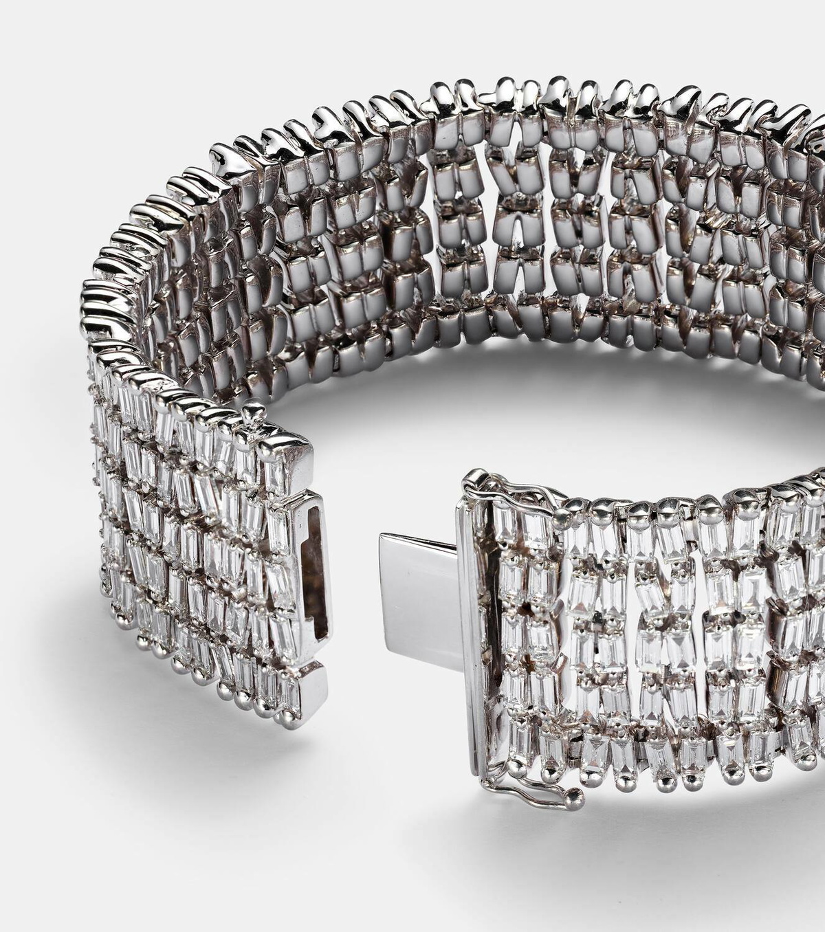 Suzanne Kalan 18kt white gold bracelet with diamonds