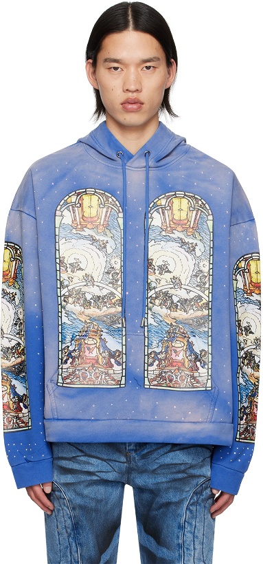 Photo: Who Decides War Blue Chalice Hoodie