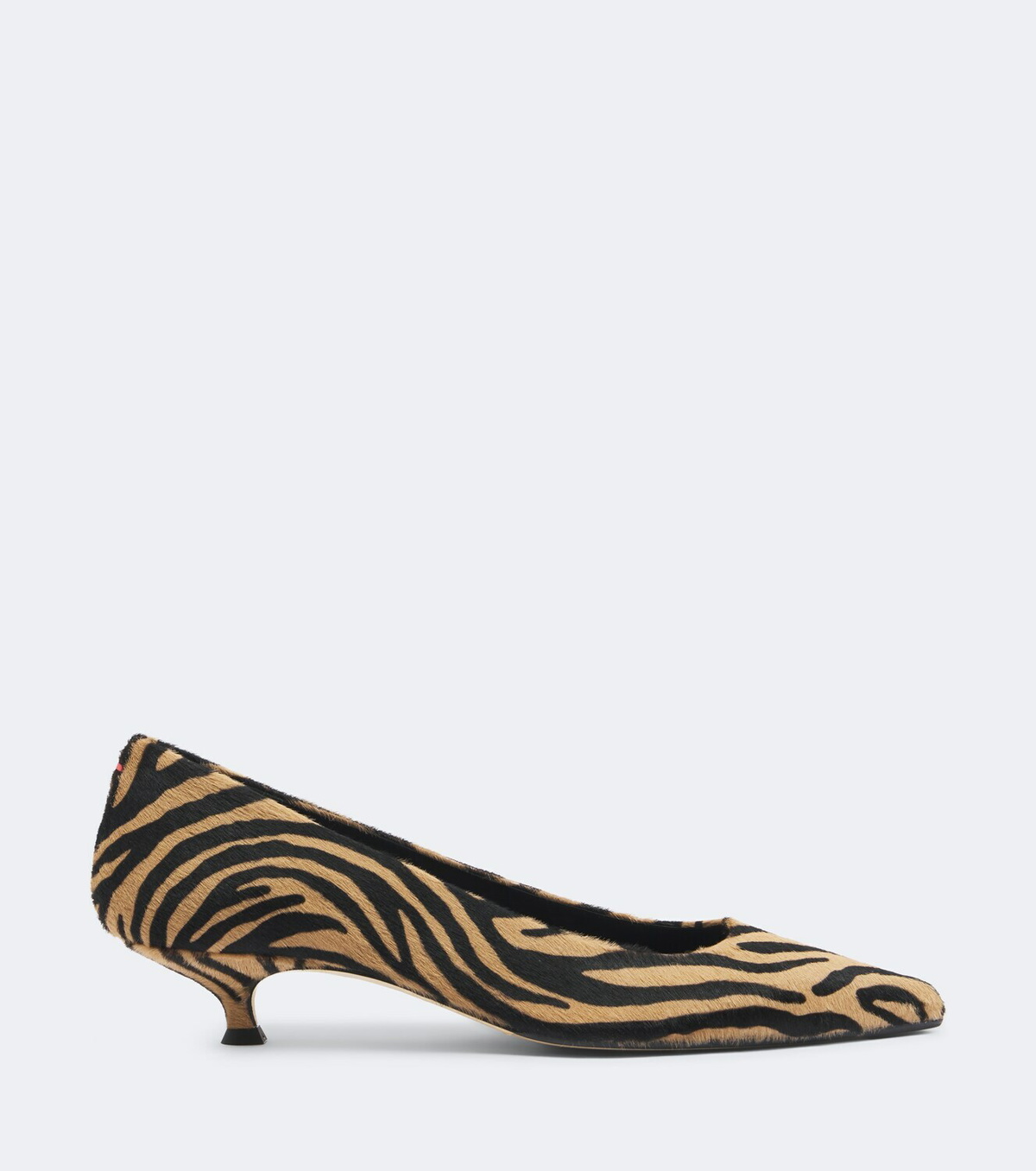 Aeyde Cari tiger-print calf hair pumps